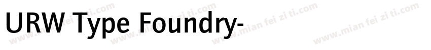 URW Type Foundry字体转换